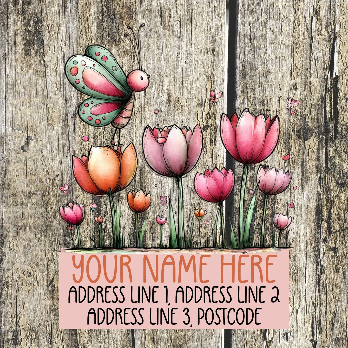 Butterfly Address Labels
