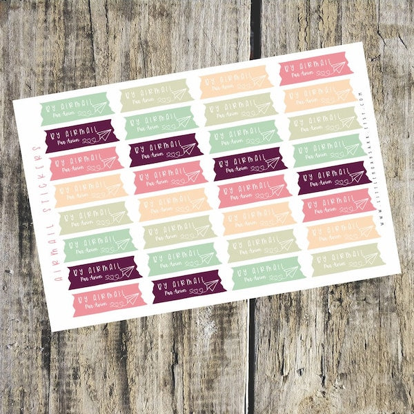 Airmail Stickers