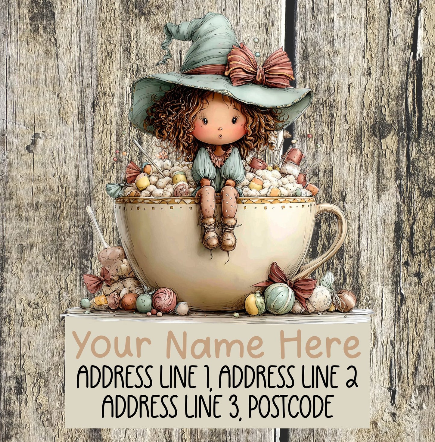 Pastel Witchy Address Labels