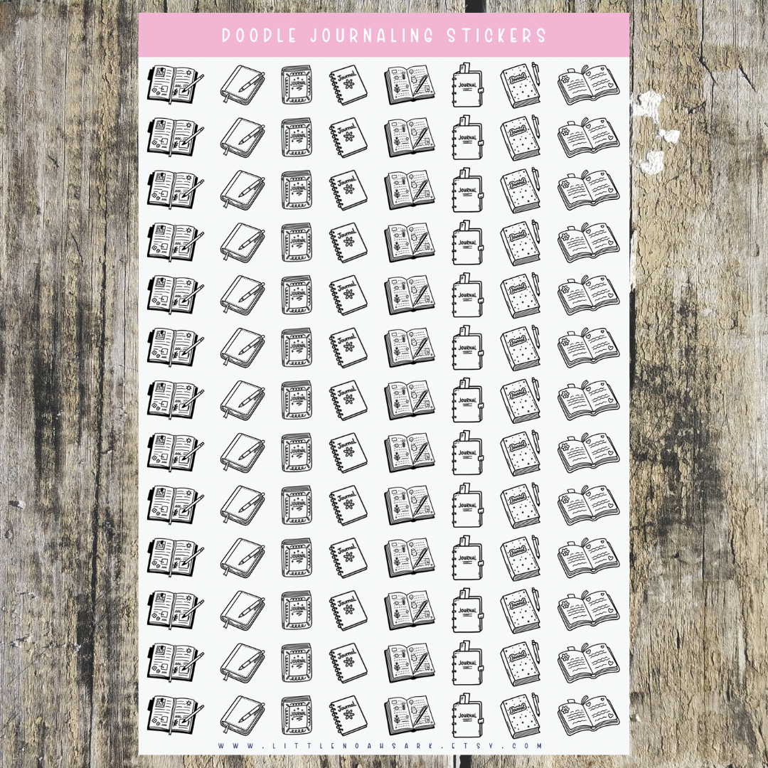 Mini Doodle Journaling Stickers