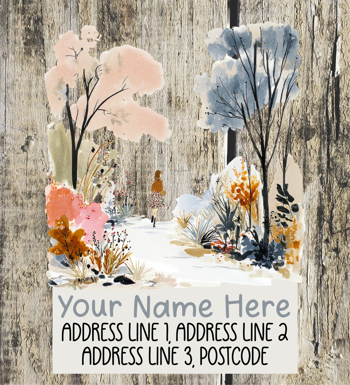 Autumn Scenic Address Labels