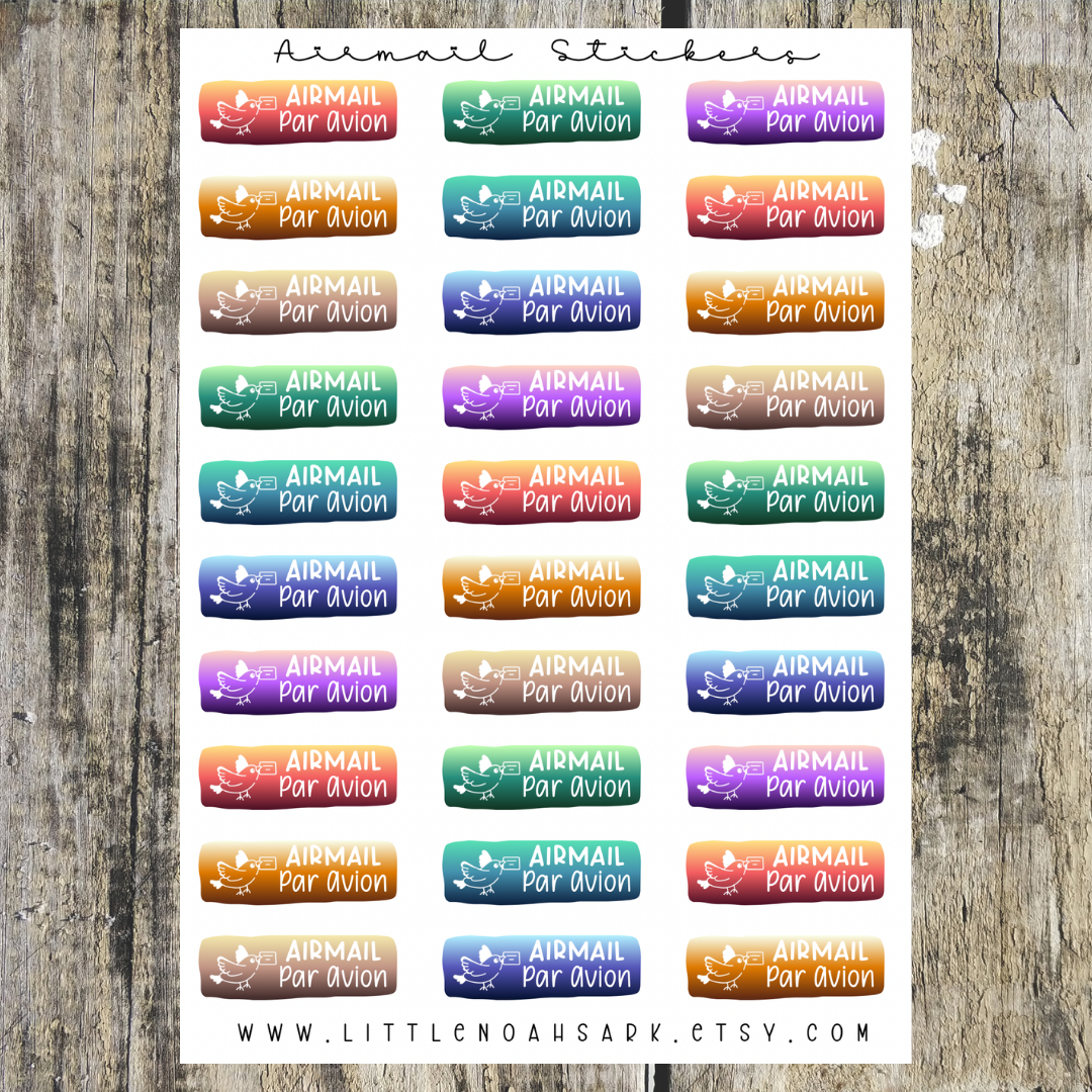 Airmail Stickers
