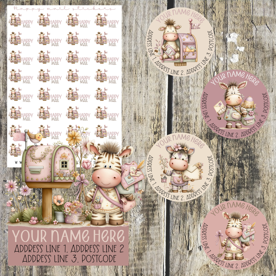 Zebra Mail mini label bundle