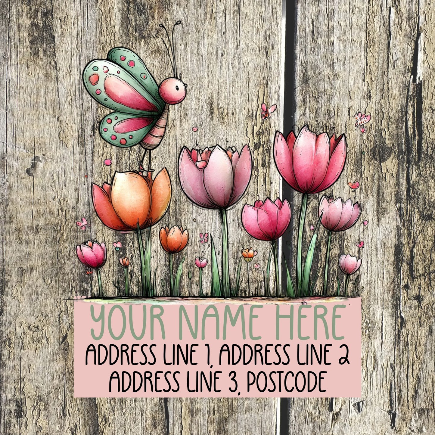 Butterfly Address Labels