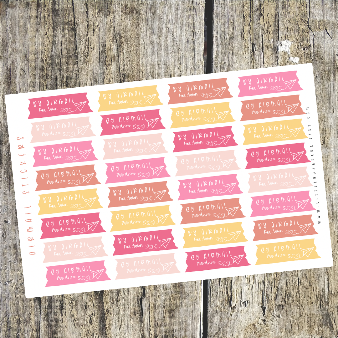 Airmail Stickers
