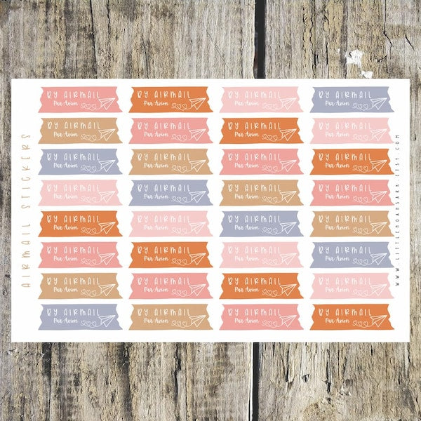 Airmail Stickers