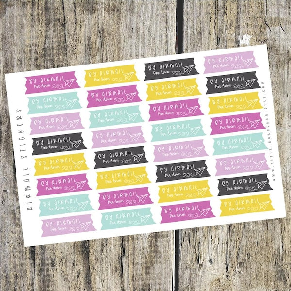 Airmail Stickers
