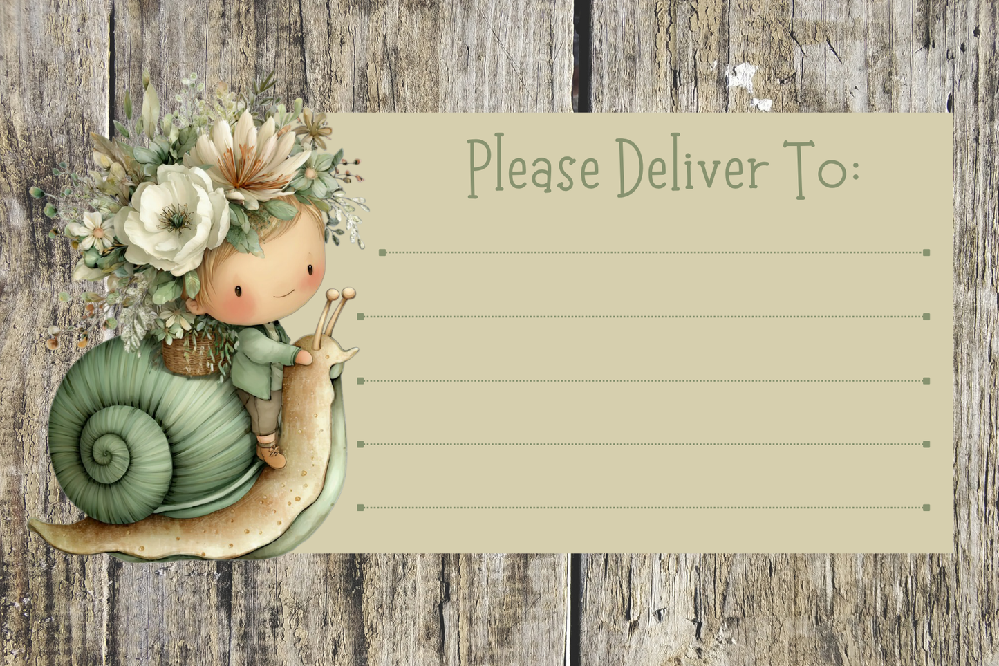 Please Deliver To Labels