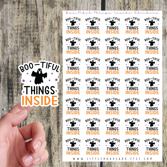 Boo-tiful Things Inside Stickers