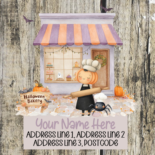 Halloween Store Address Labels