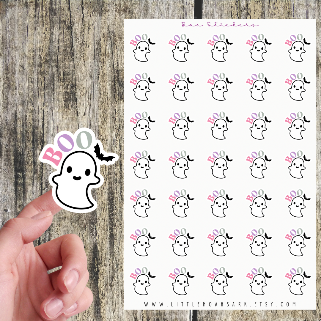 Boo Stickers