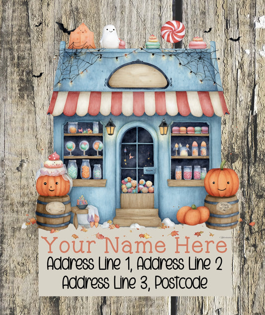 Halloween Store Address Labels