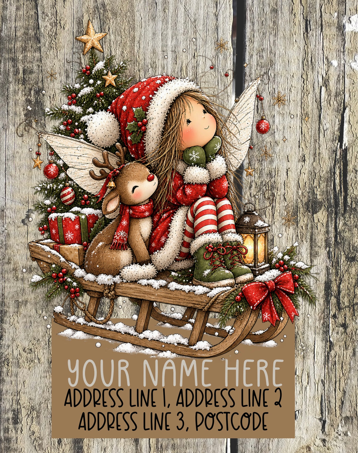 Christmas Fairy Address Labels