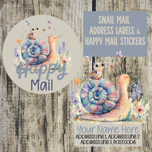 Snail Mail mini label set