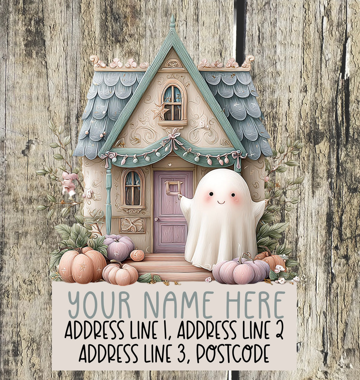 Pastel halloween Address Labels
