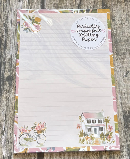 Summer fruit perfectly imperfect writing paper