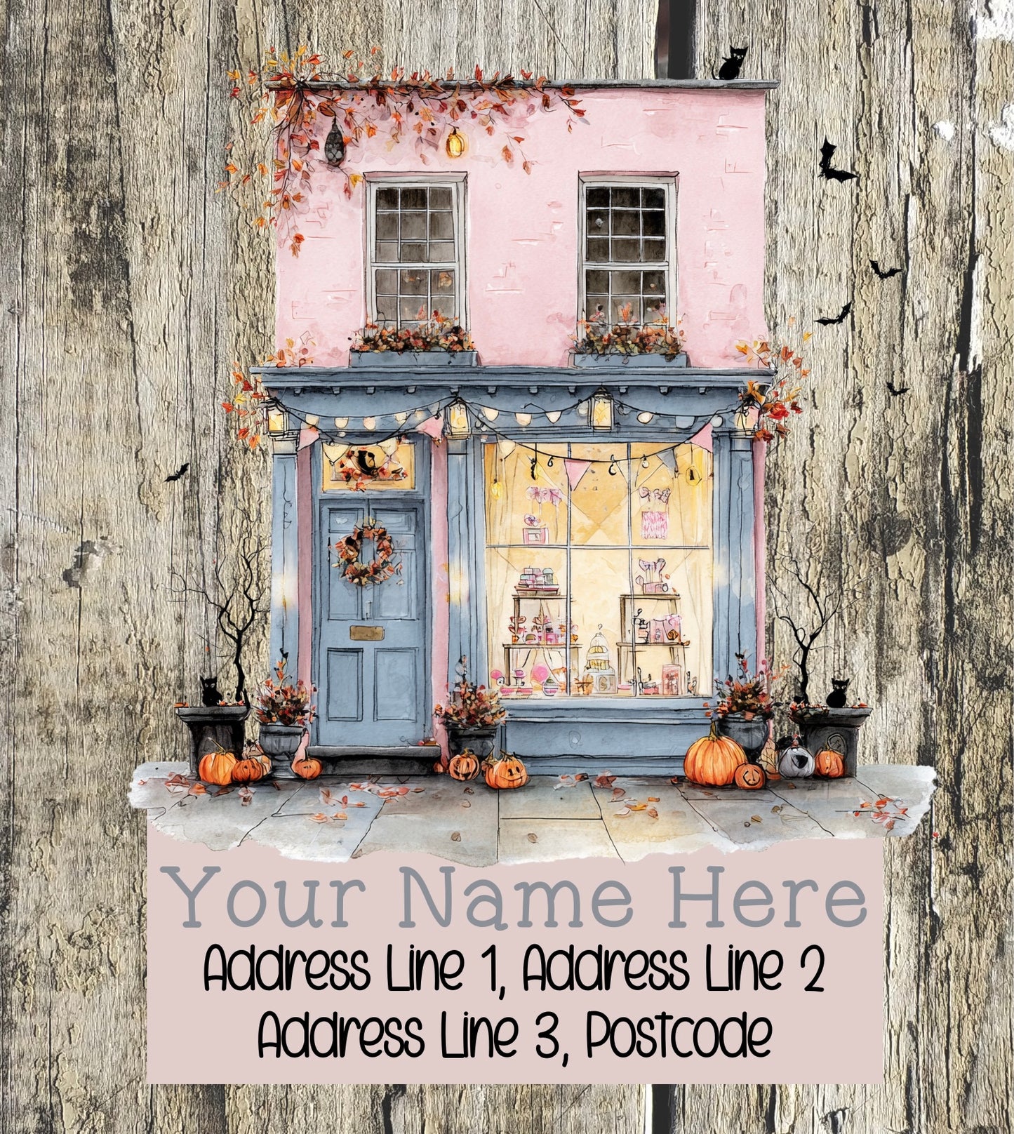Halloween Store Address Labels