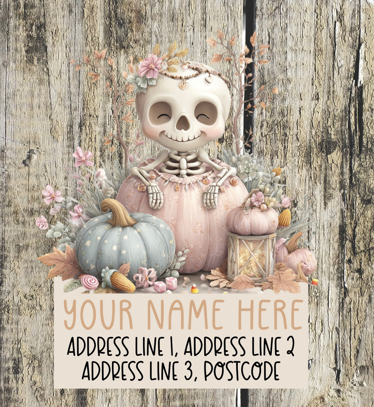 Pastel halloween Address Labels