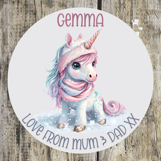 Personalised Christmas Name Stickers