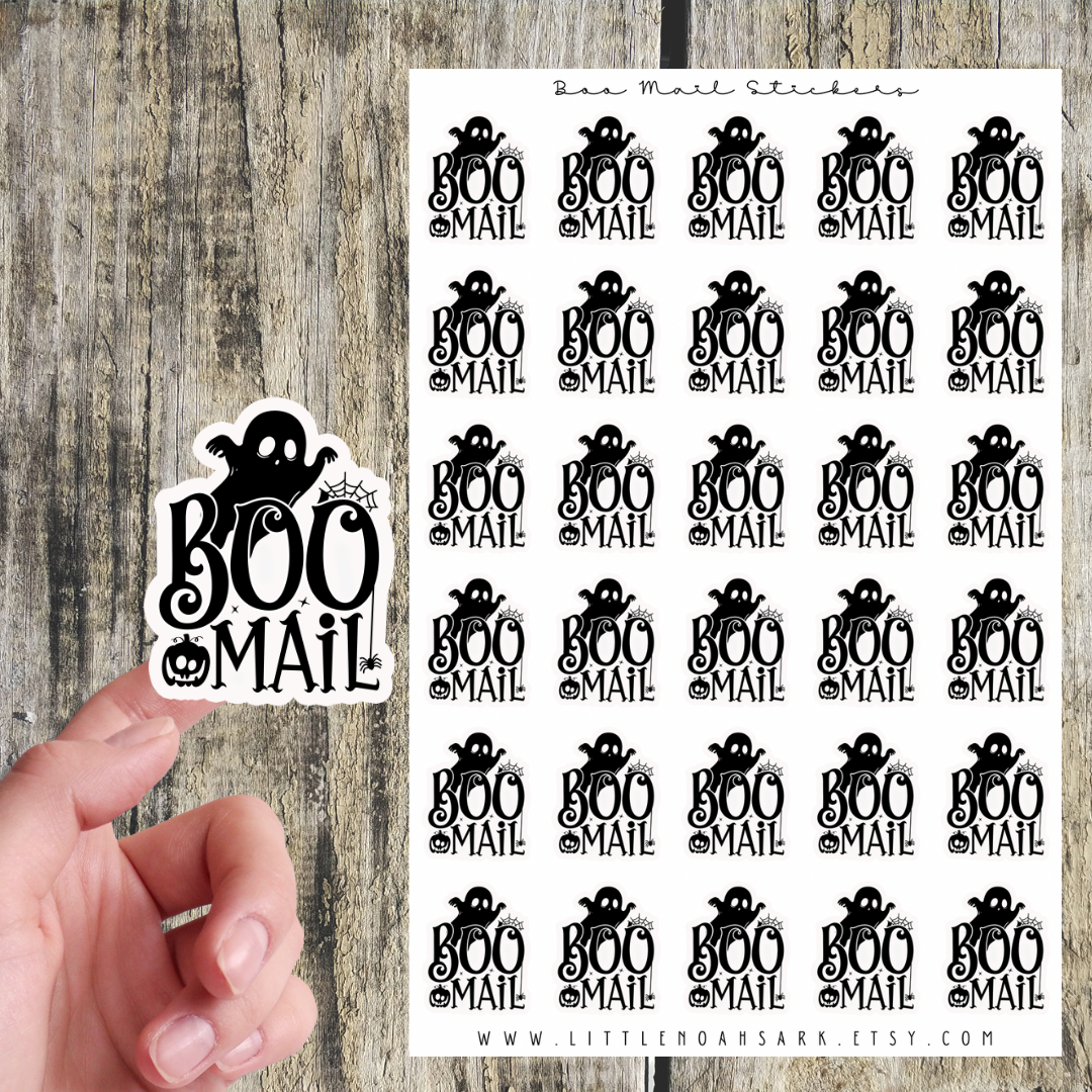 Boo Mail Stickers