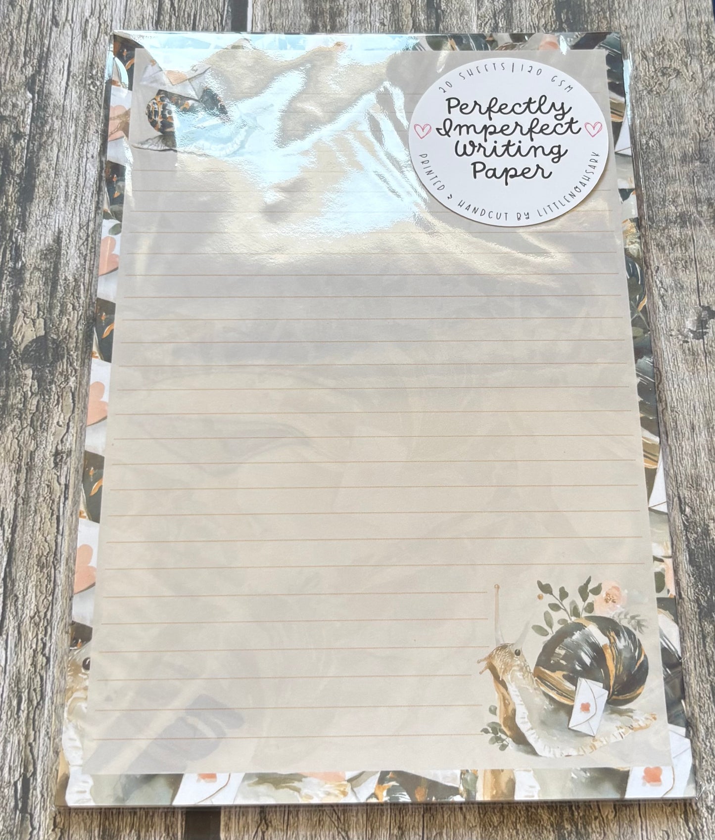 Snail mail perfectly imperfect writing paper