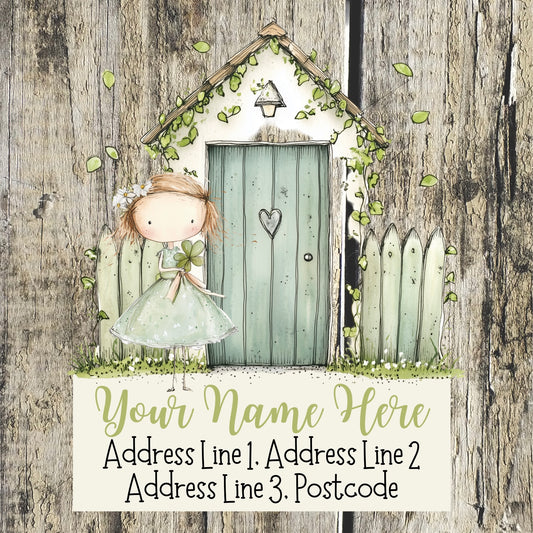 Spring Garden Address Labels