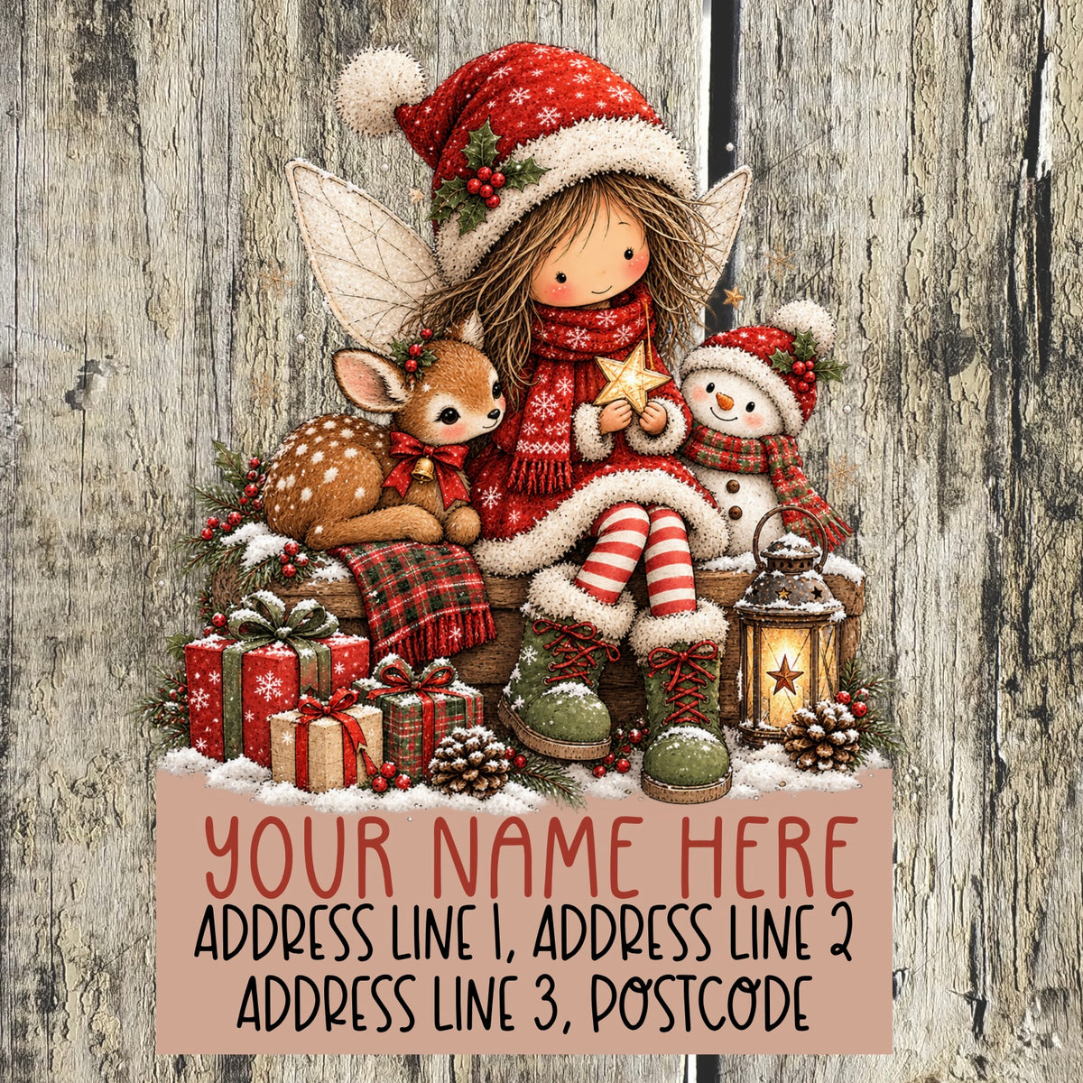 Christmas Fairy Address Labels