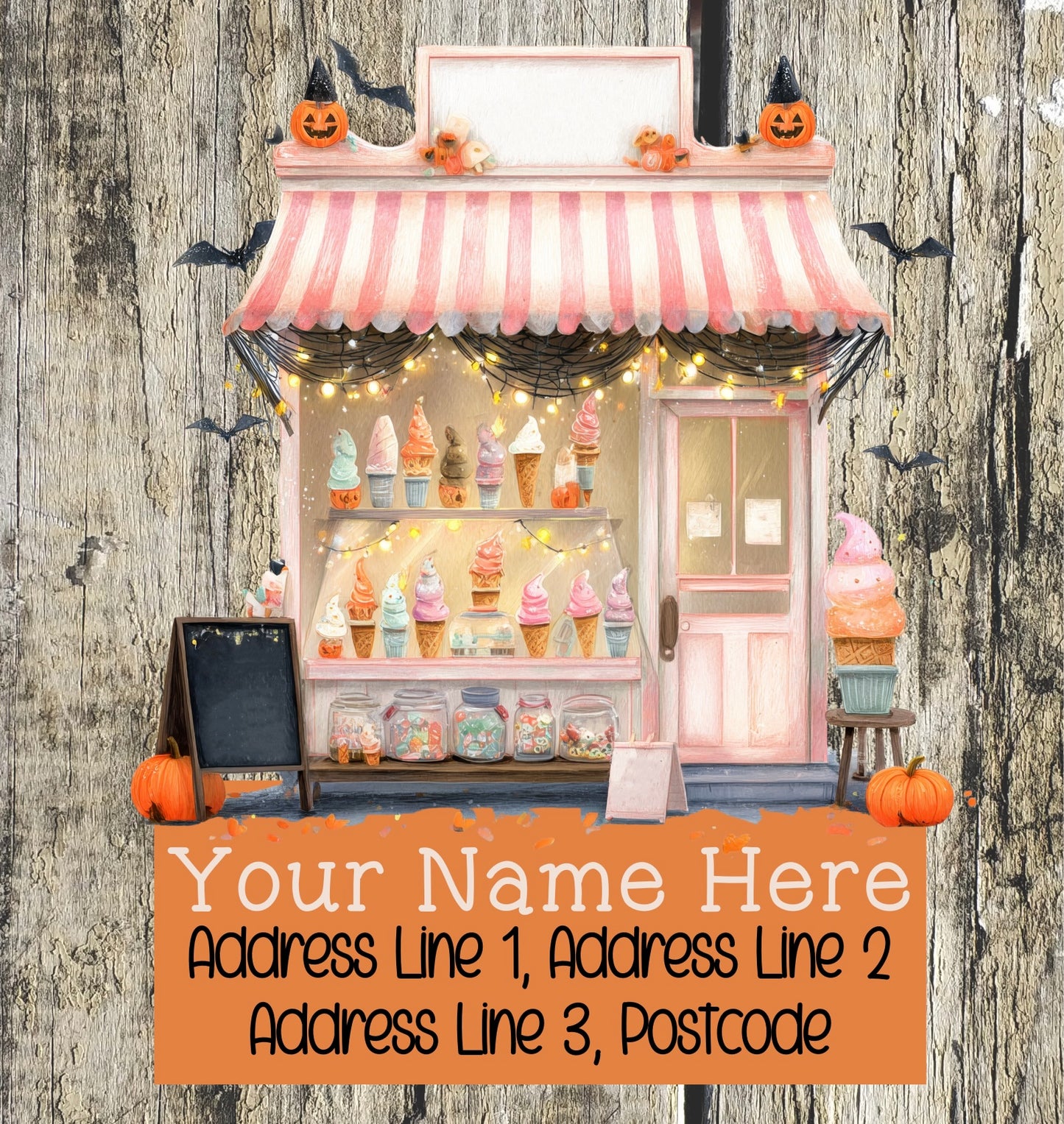 Halloween Store Address Labels