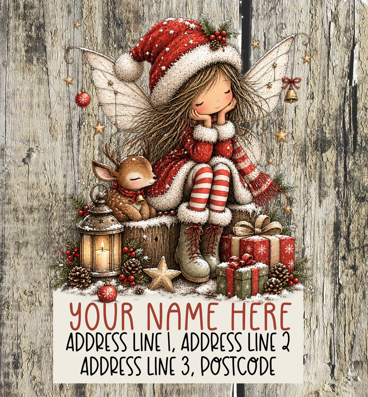 Christmas Fairy Address Labels