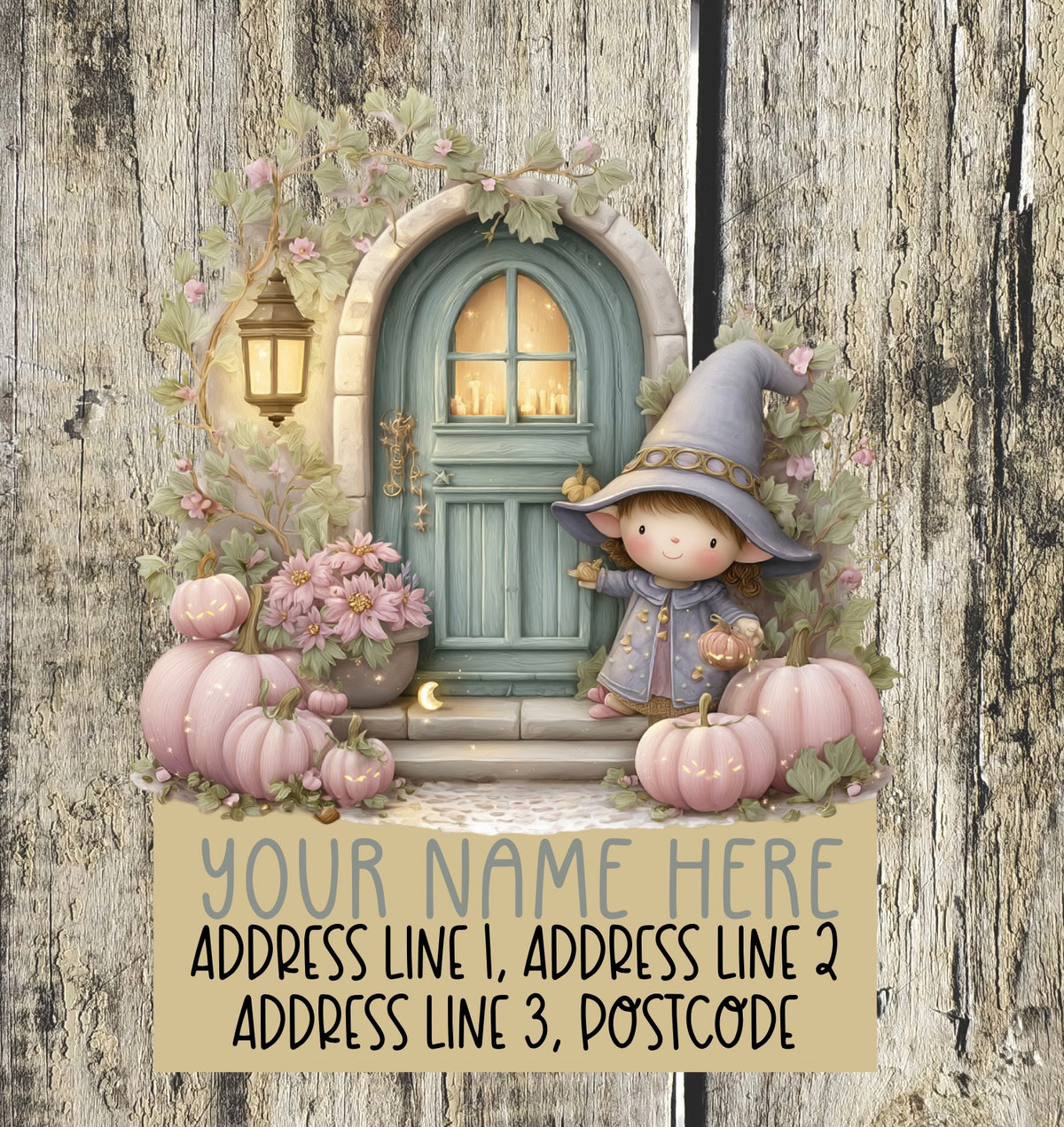 Pastel halloween Address Labels