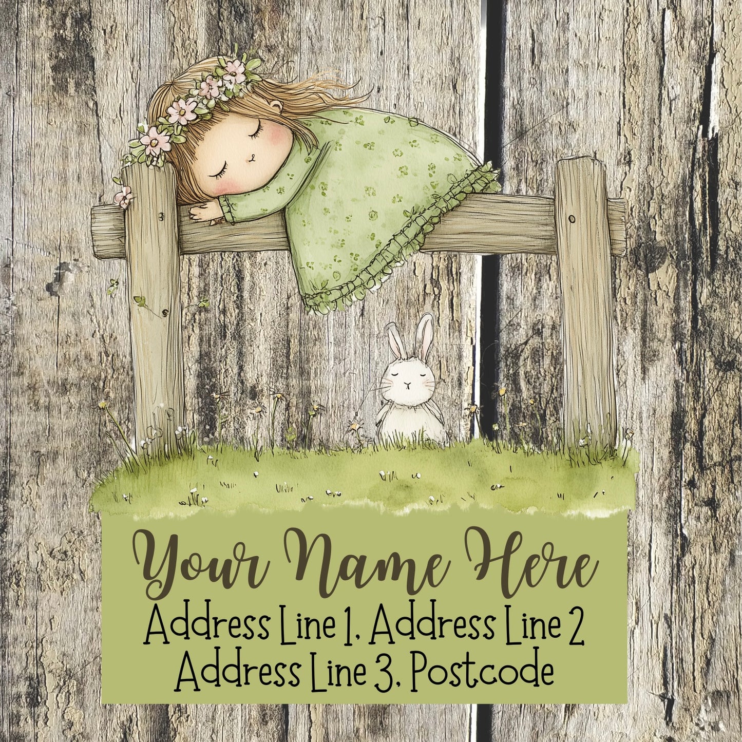 Spring Garden Address Labels