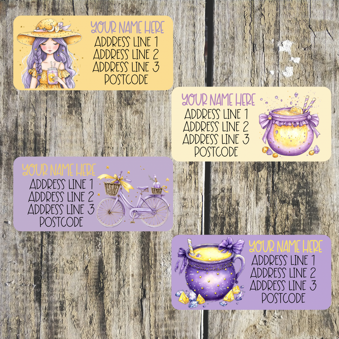 Summer Witch Address Labels