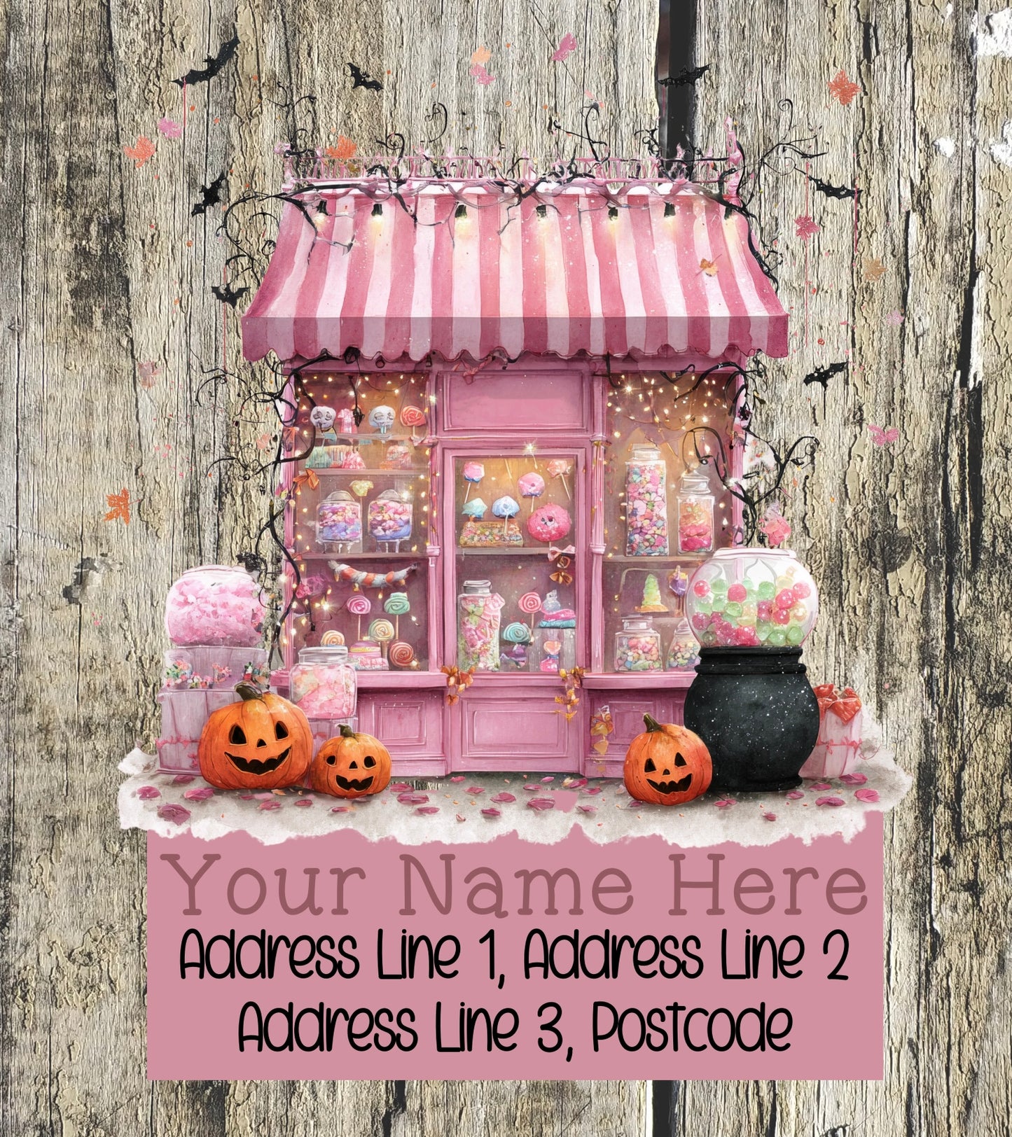 Halloween Store Address Labels