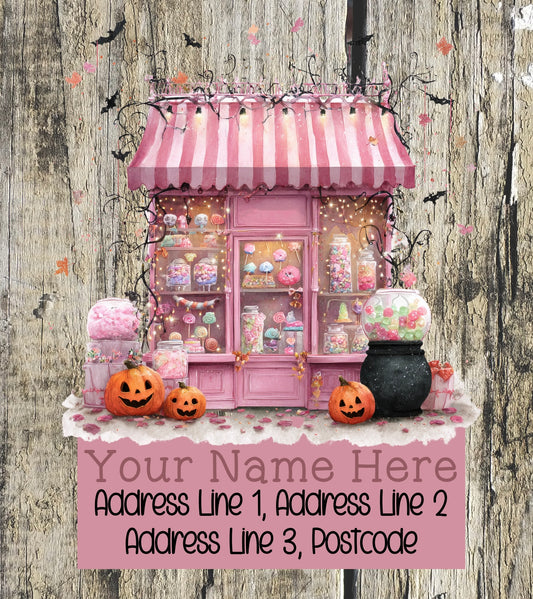 Halloween Store Address Labels