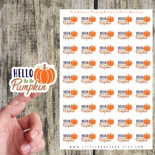 Hello Pumpkin Stickers