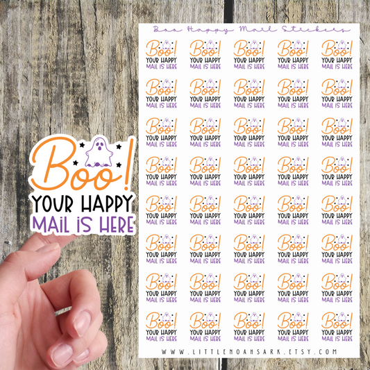 Boo Your Happy Mail Is Here Stickers