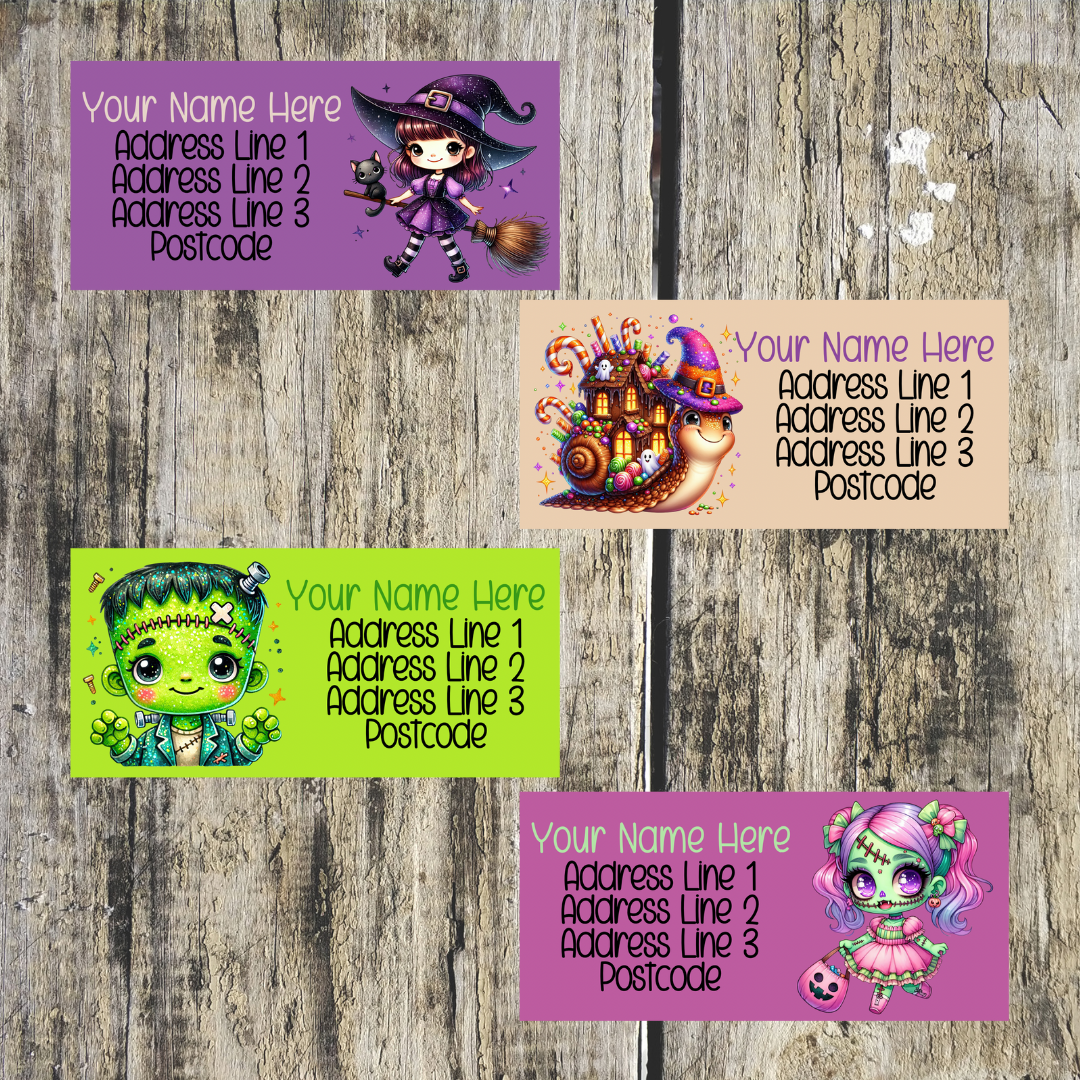 Halloween Longer Address Labels