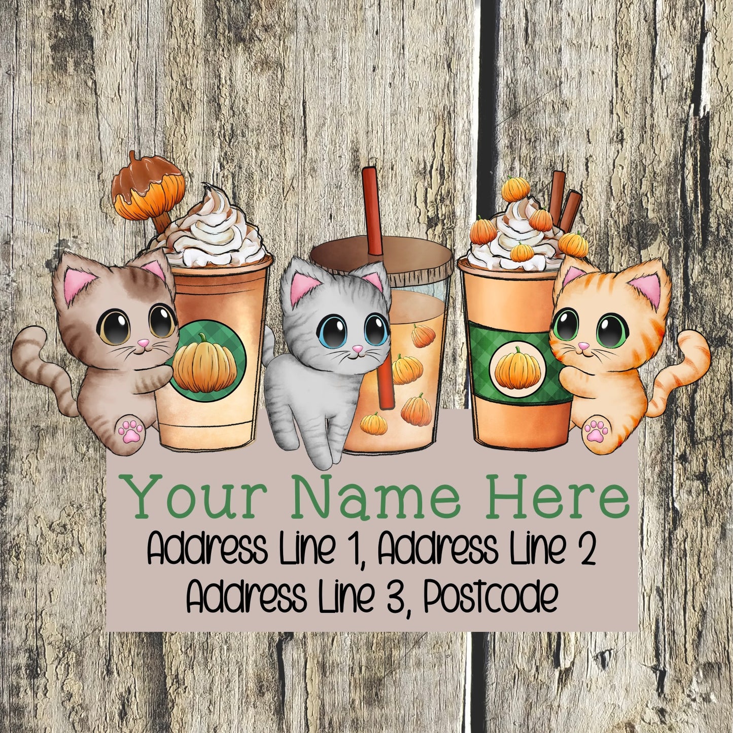 Halloween Drink Address Labels