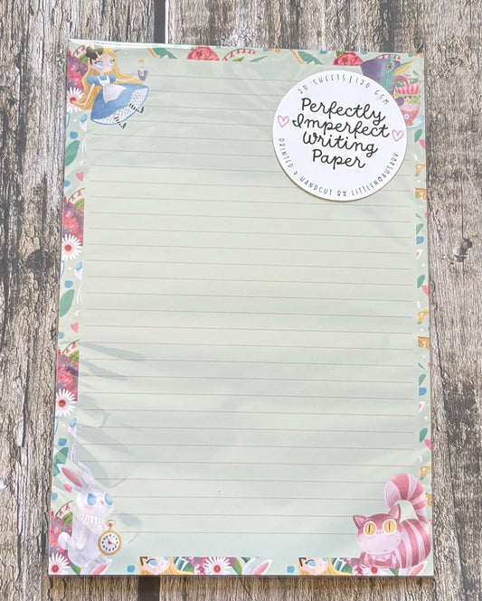 Alice perfectly imperfect writing paper