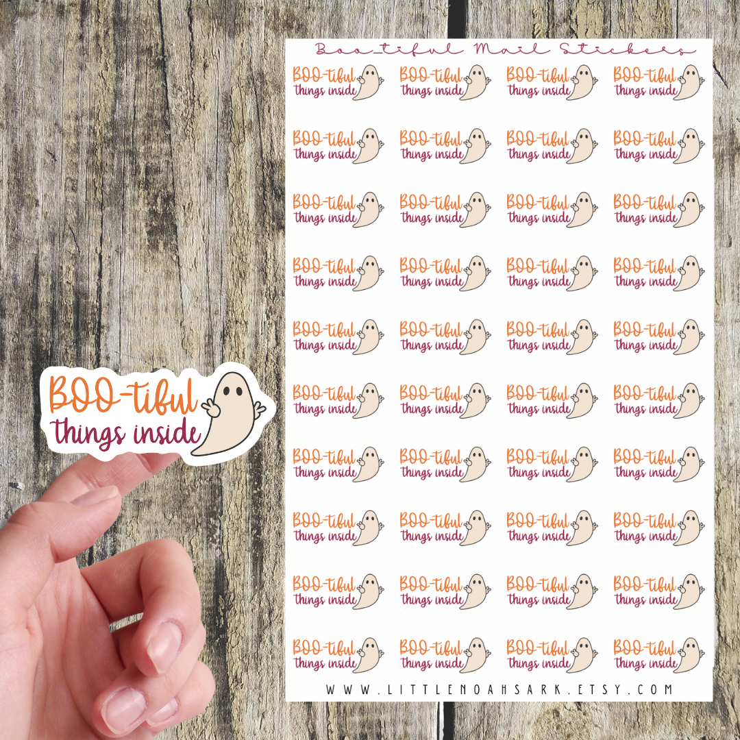 Boo-tiful Things Inside Stickers