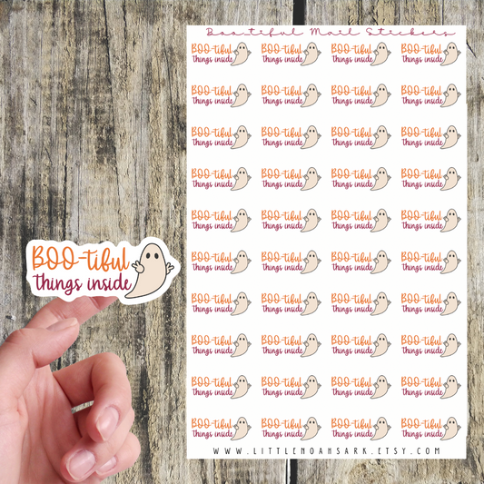 Boo-tiful Things Inside Stickers