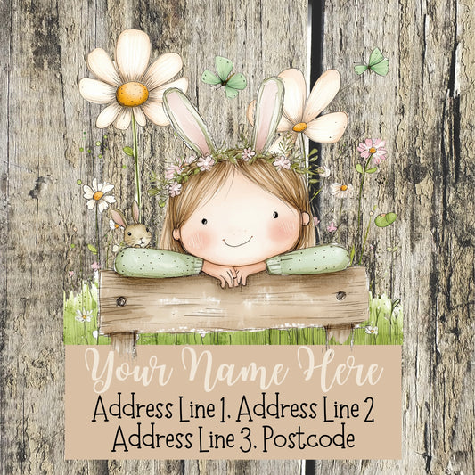 Spring Garden Address Labels