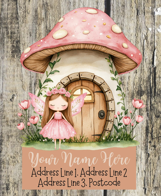 Fairy House Address Labels