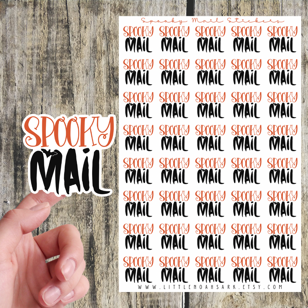 Spooky Mail Stickers
