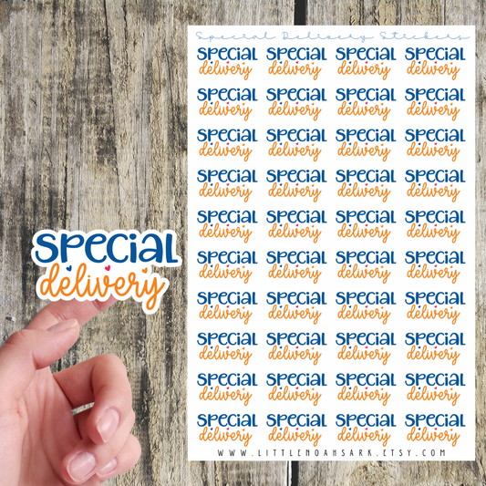Special Delivery Stickers