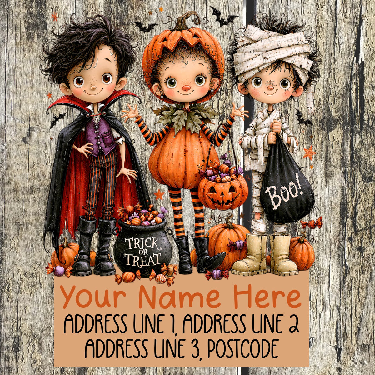 Trick or treat Address Labels