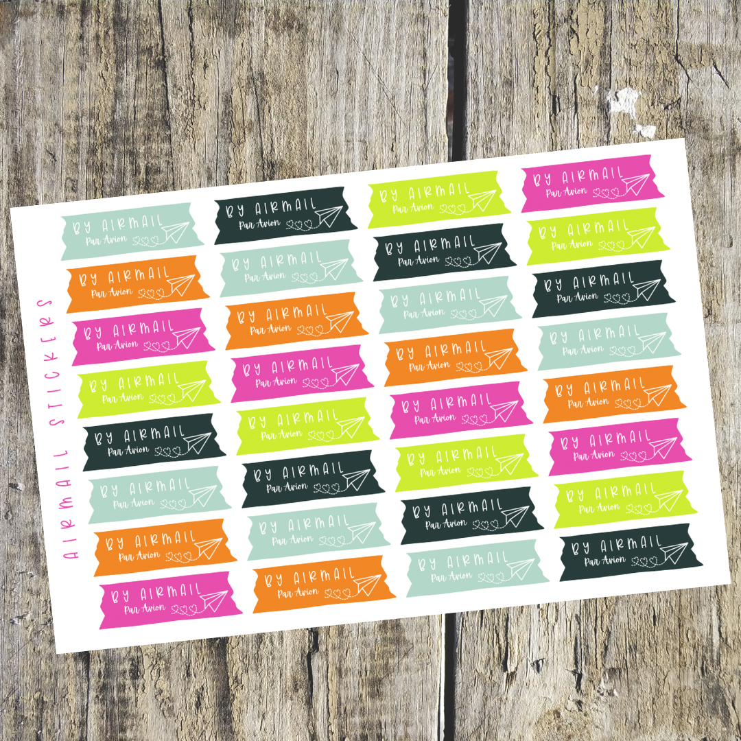 Airmail Stickers