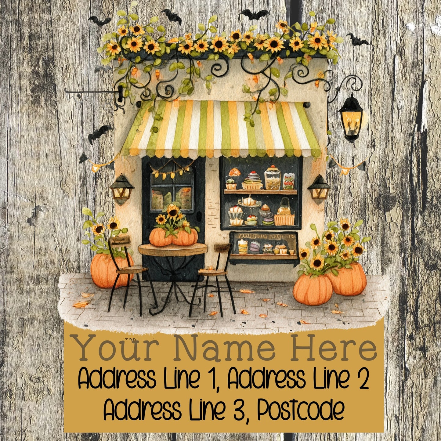 Halloween Store Address Labels