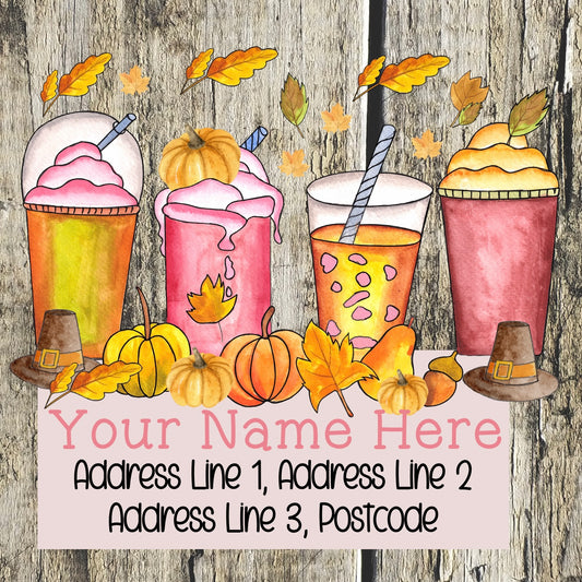 Halloween Drink Address Labels