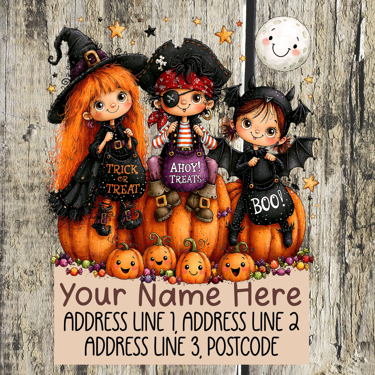 Trick or treat Address Labels